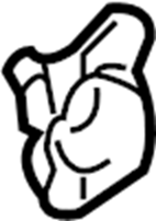 Door Trim Panel Retainer 6Q0-868-297 - View 8