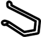 Upper Hose Retainer Spring 4E0-121-142 - View 9