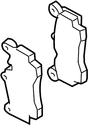 Brake Pads Rear 7L6-698-451-B