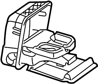 Rear Seat Cup 1K0-862-532-G-9B9 - View 3