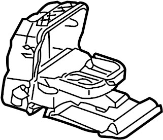 Rear Seat Cup 1K0-862-532-G-9B9