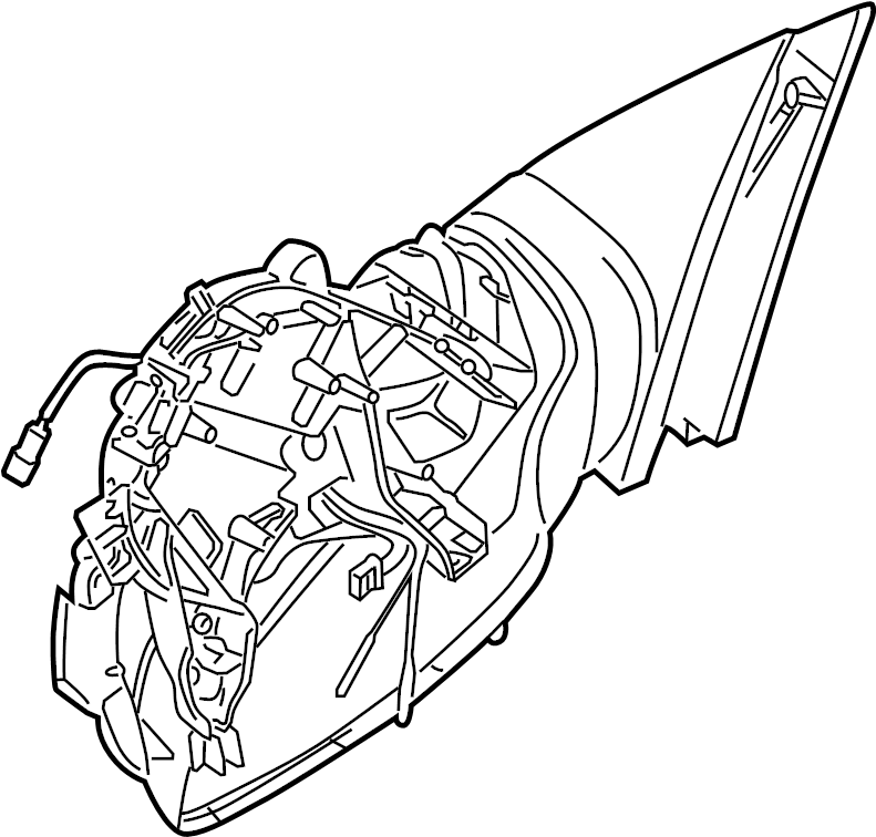 Mirror Assembly 7L6-857-507-GJ-9B9