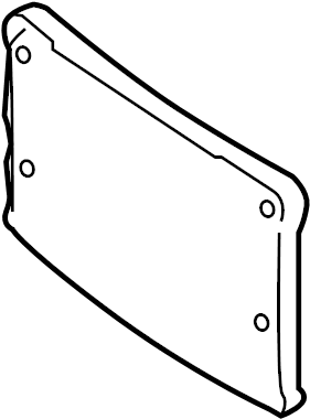 License Bracket 1K0-807-285-A-9B9