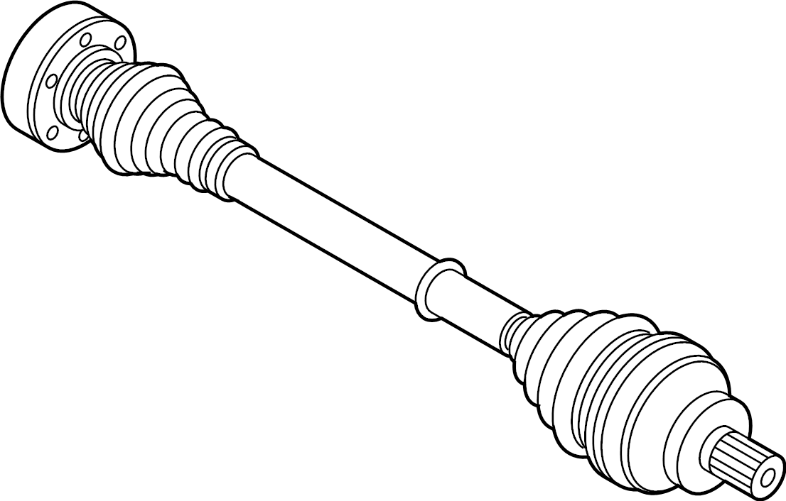 Axle Assembly 3Q0-501-203-B - View 2