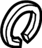 Axle Assembly Lock Ring 7E0-407-297 - View 9