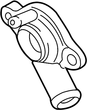 Engine Coolant Outlet Flange 04L-121-131-AA - View 11