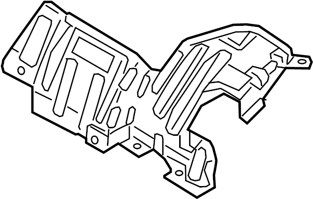 Turbocharger Mount Heat Shield 06K-129-597-C - View 6