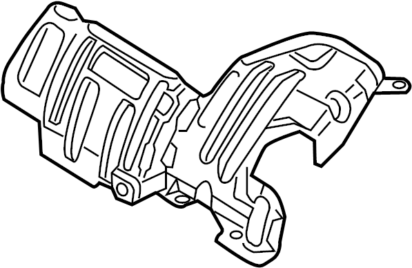 Turbocharger Mount Heat Shield 06K-129-597-C - View 11