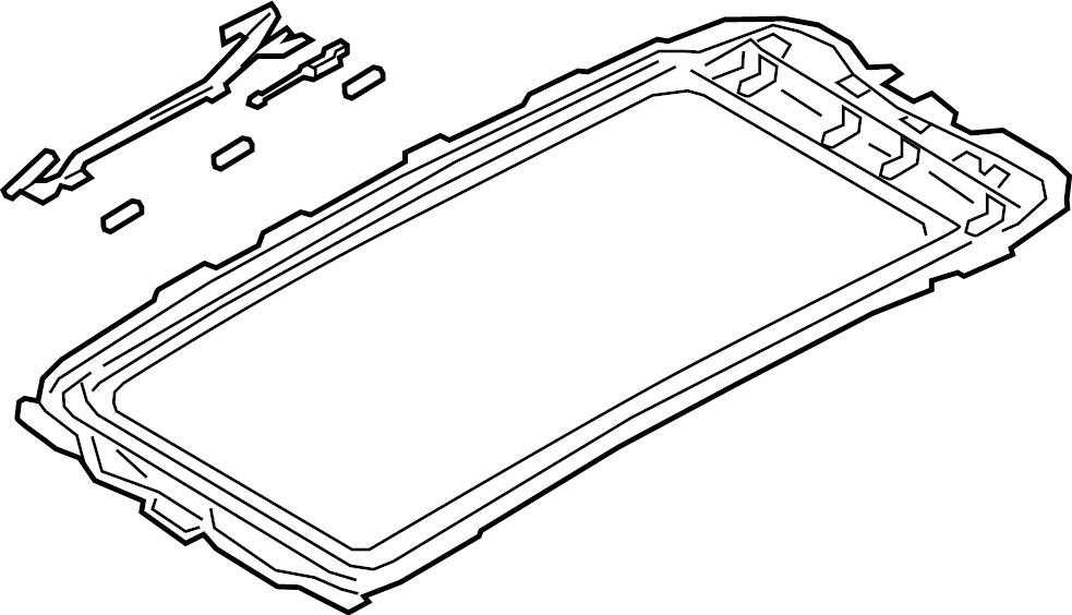 Sunroof Frame 3CN-877-049 - View 7