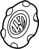 Center Cap 1C0-601-149-T-ULM - View 7