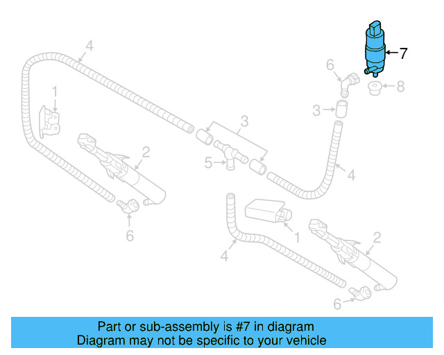 Washer Pump 6R0-955-681 - View 12