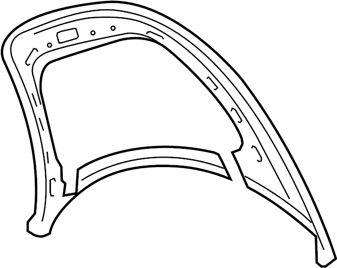 Hood 1C0-823-031-L - View 2