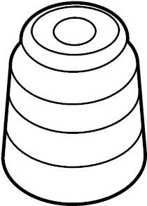 Suspension Strut Bumper 1K0-412-303-F - View 3