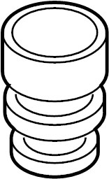 Suspension Strut Bumper 1K0-412-303-F - View 2