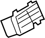 Air Outlet 1K0-819-203-3X1 - View 3