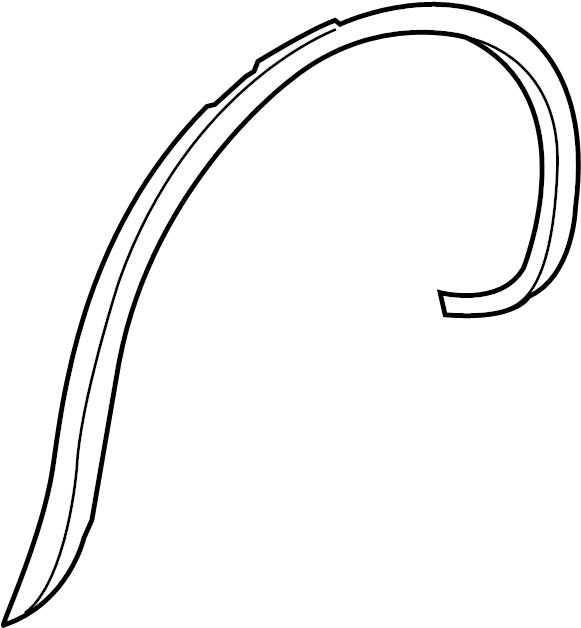 Wheel Opening Molding 7P6-854-820-B-9B9