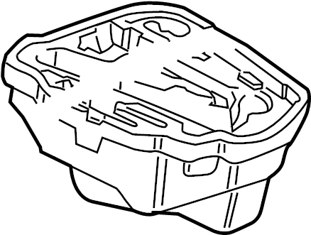Trunk Floor Storage Box 1J0-012-115-AD