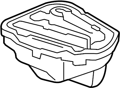 Trunk Floor Storage Box 1J0-012-115-AD - View 2