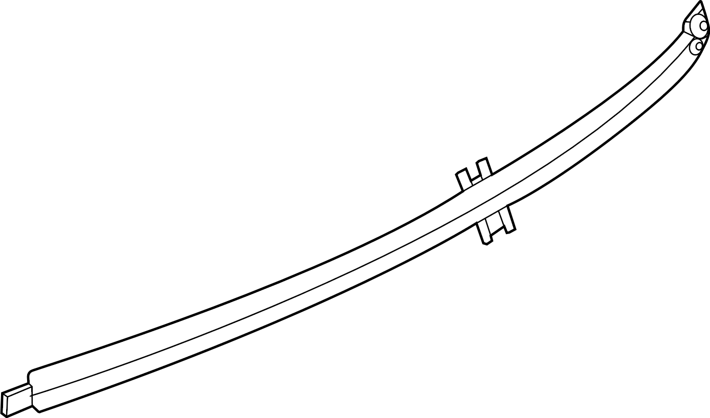 Rear Molding 3CM-853-583-B-FOD - View 2