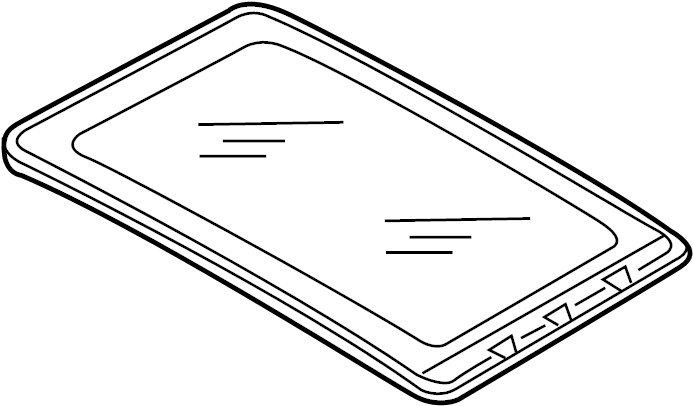 Sunroof Glass 5M0-877-071-A