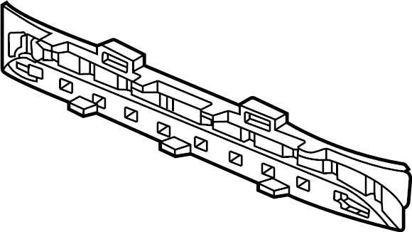 Bumper Impact Absorber 3CM-807-248 - View 2