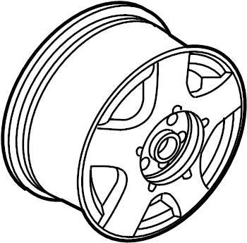 Wheel, Alloy 1J0-601-025-AA-091 - View 4