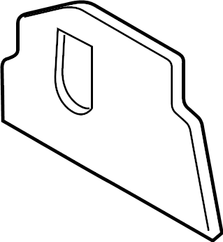 Quarter Panel Insulator 000-863-890-A - View 2