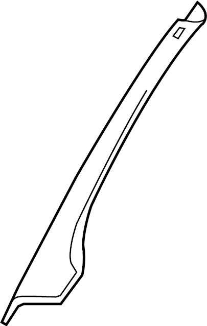 Windshield Pillar Trim 5C6-867-233-R-5T5 - View 3