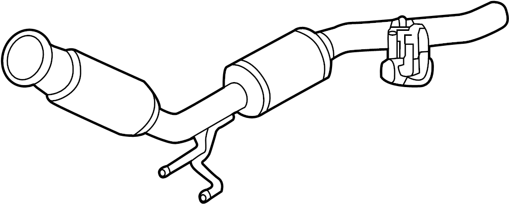 Exhaust Pipe 1K0-254-309-C