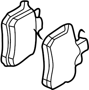 Brake Pads Rear 6C0-698-451-A