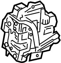 Lock 3C1-837-016-B - View 2