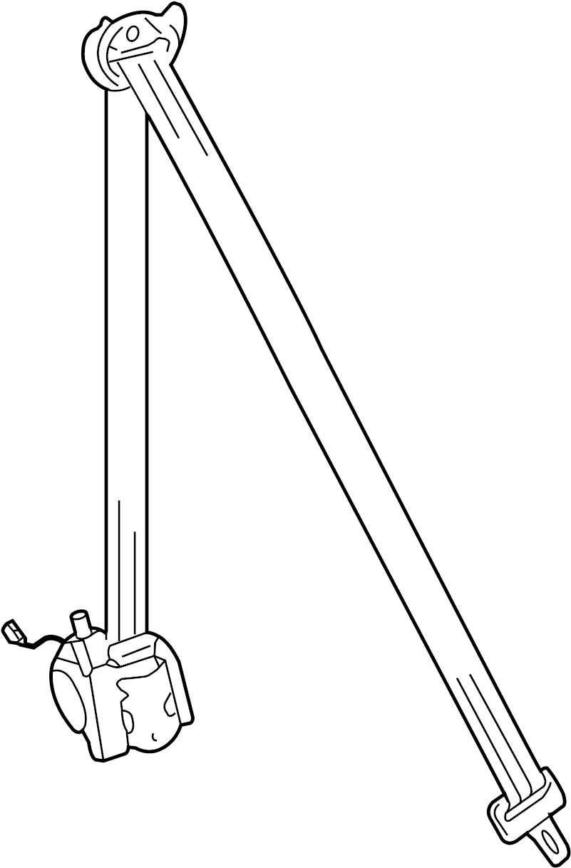 Lap & Shoulder Belt 1K3-857-705-A-RAA