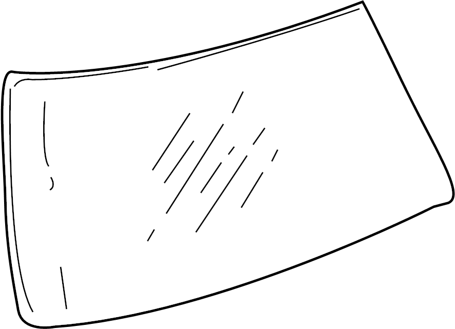 Lift Gate Glass 1J6-845-051-F