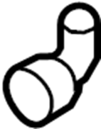 Upper Coupling 1J0-122-291-K - View 2