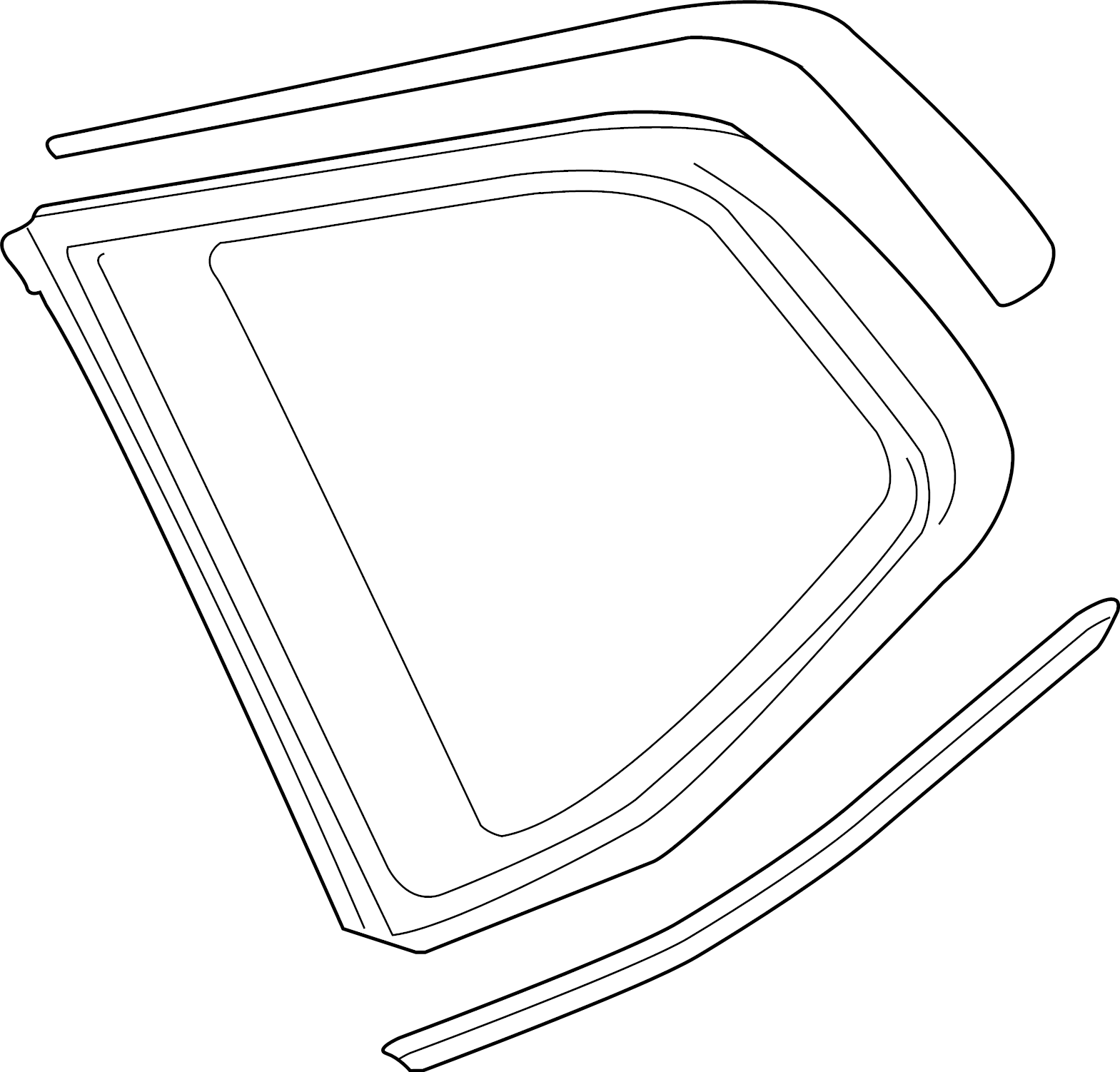 Quarter Glass 3CM-845-041-B-NVB - View 2