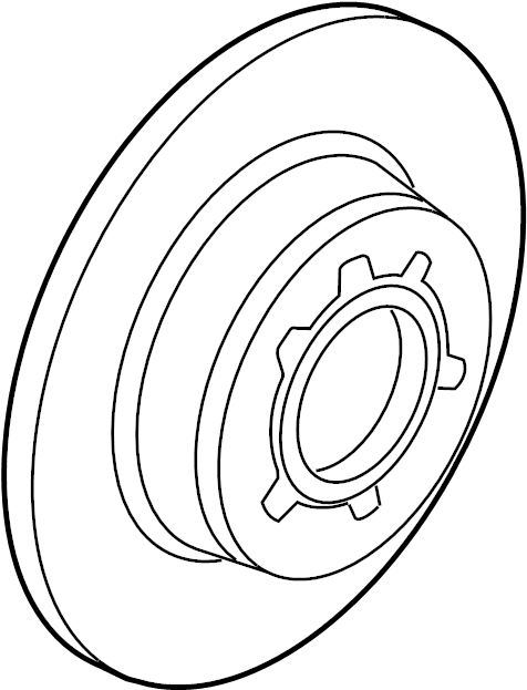 Disc Brake Rotor Rear 8N0-615-601-B - View 4