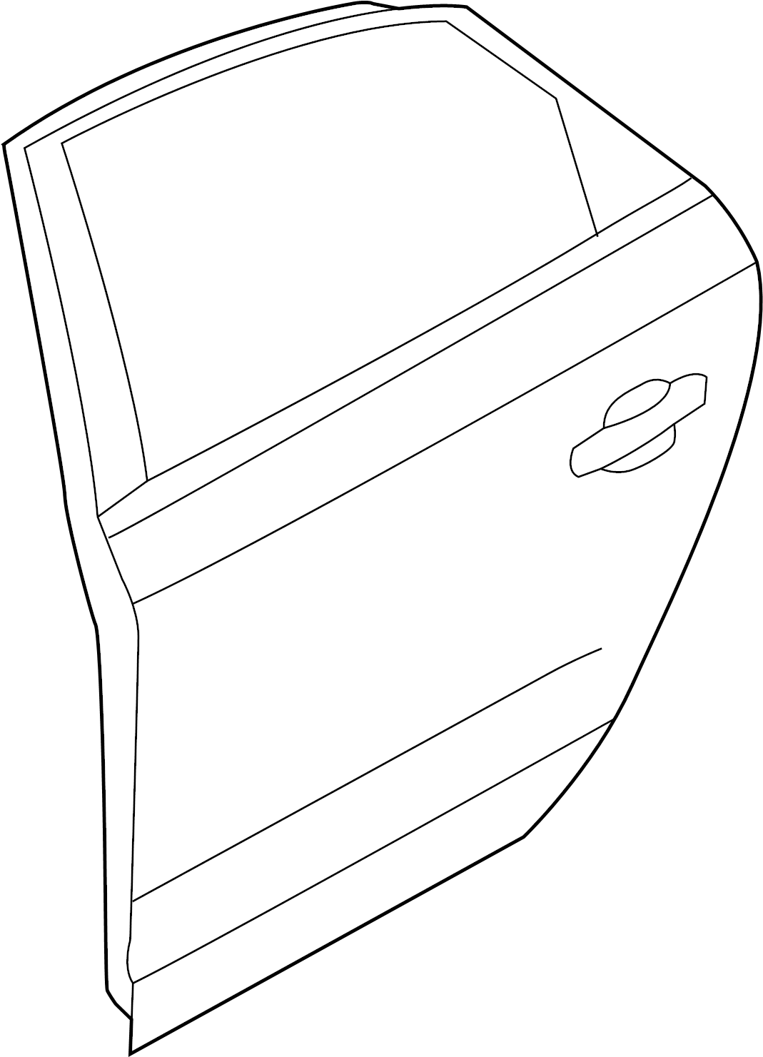 Door Shell 561-833-055-C - View 2