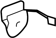 Back Glass Wiper Arm Cap 7L6-845-227-E - View 2