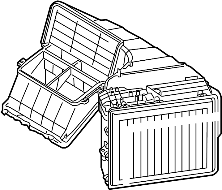 Evaporator Case 7L0-819-087-AA - View 2