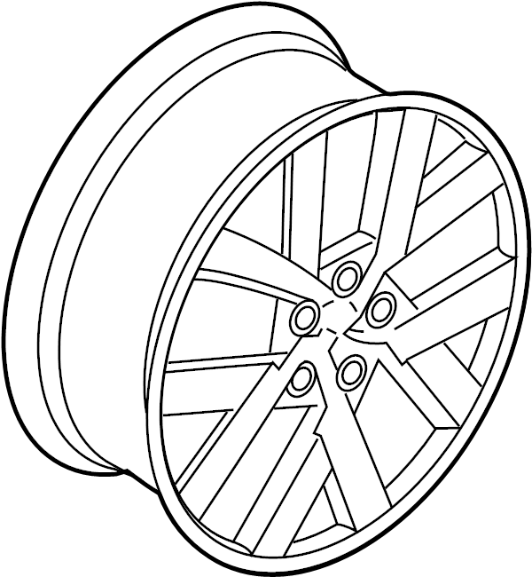 Wheel, Alloy 7P6-601-025-AJ-ZD8 - View 7