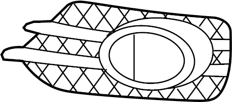 Outer Grille 5N0-853-665-G-9B9 - View 2