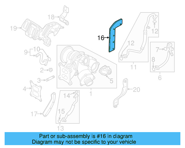 Cover Plate 06K-129-598-B - View 3