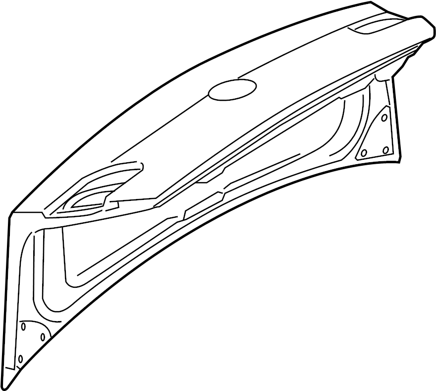 Trunk Lid 3C8-827-025-D - View 2