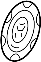 Center Cap 3C0-601-149-Q-TJY - View 2