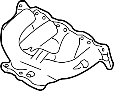Exhaust Manifold 06A-253-033-AL - View 3