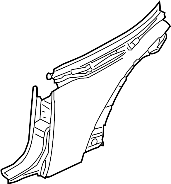 Quarter Panel 1Y0-809-603-C - View 3