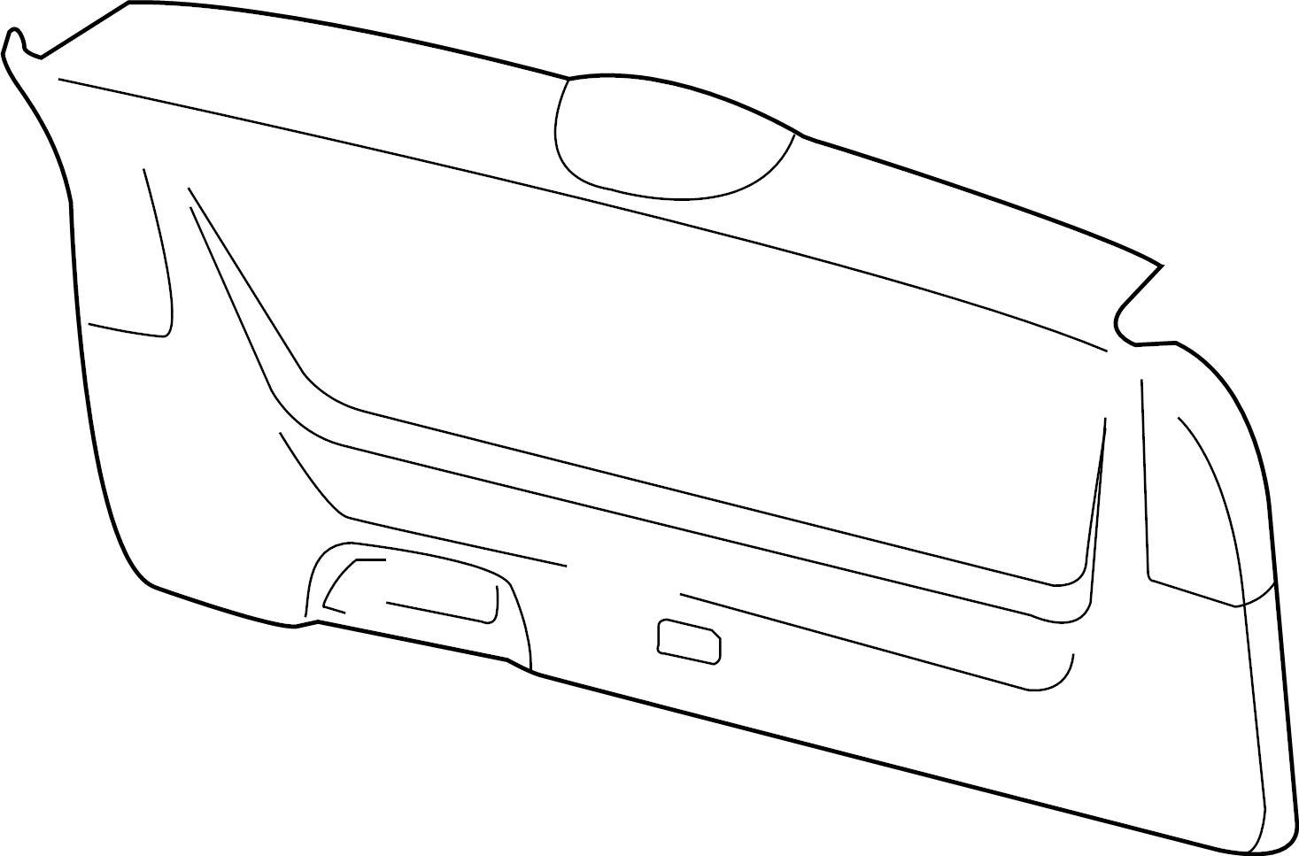 Lower Gate Trim 3CM-867-601-82V
