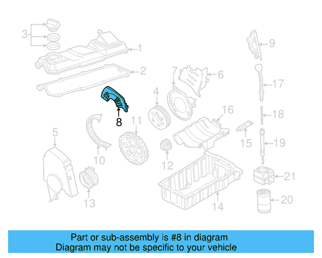 Engine Timing Cover 048-109-173-D - View 16