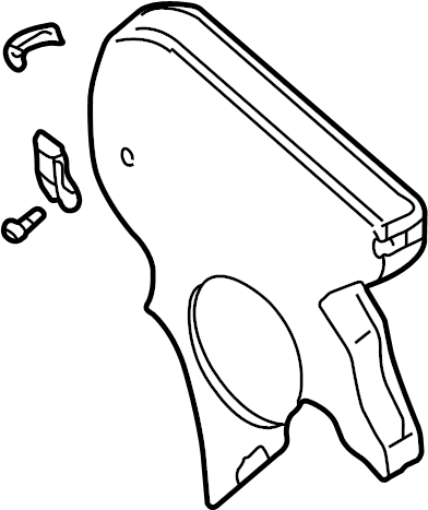 Upper Timing Cover 06B-109-108-F - View 2