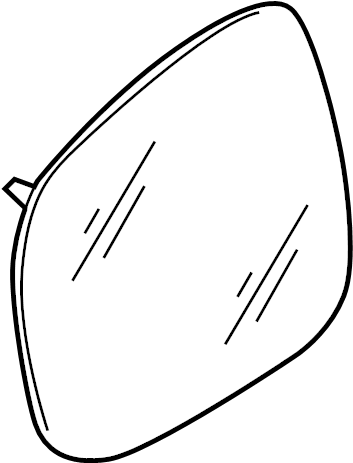 Mirror Glass 7L6-857-521-M - View 2